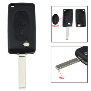 cn008c-2bt-nv-new-2-button-folding-flip-remote-key-fob